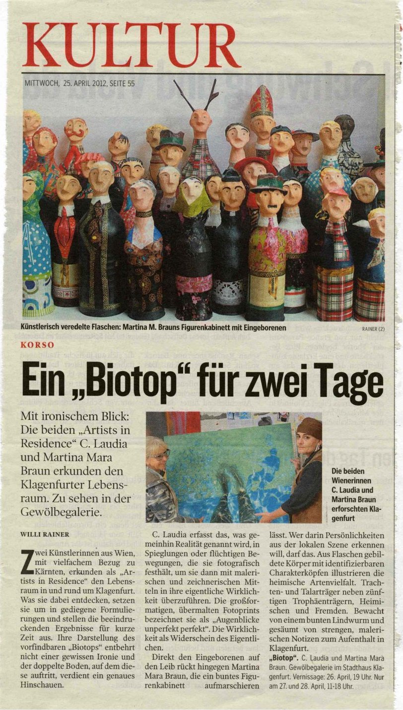 Kleine Zeitung vom 25.4.2012