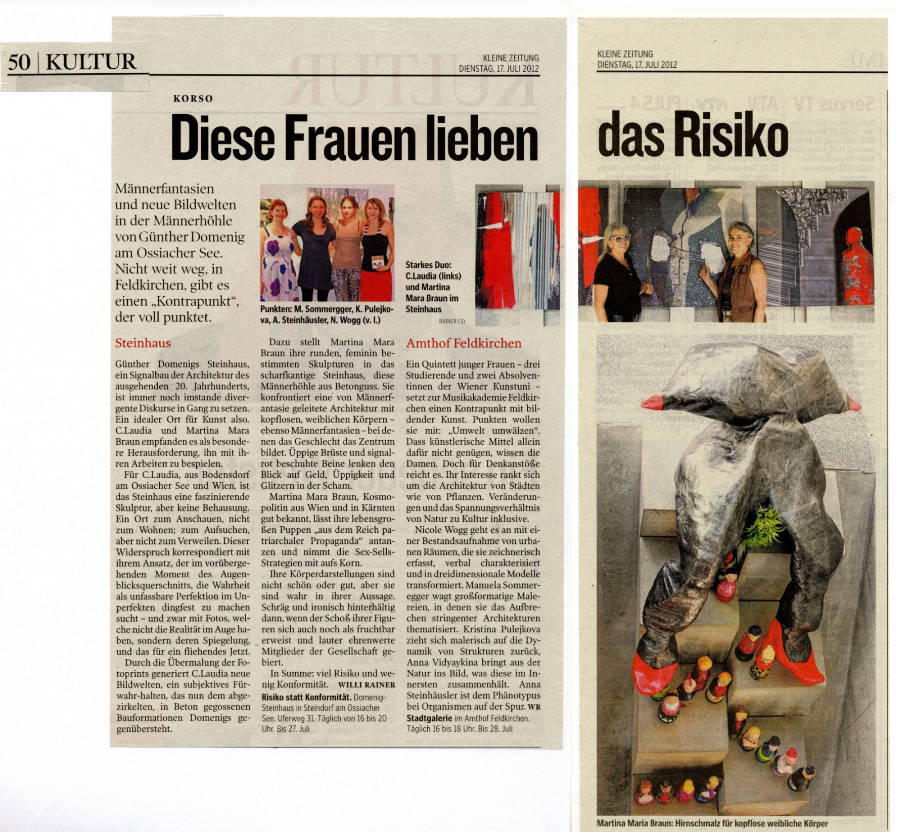 Kleine Zeitung vom 17.7.2012